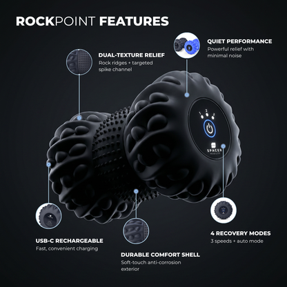 Rockpoint Roller - Dual Texture Vibrating Massage