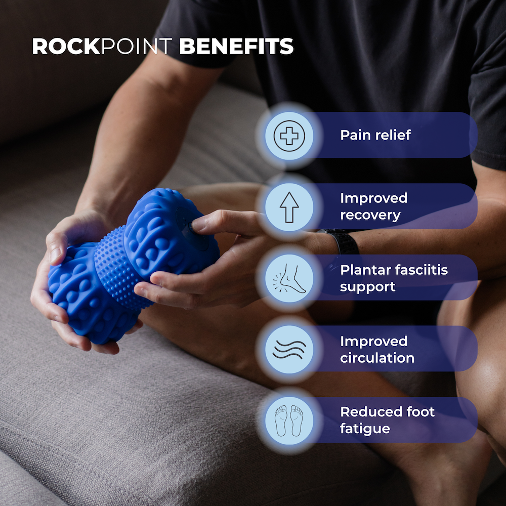 Rockpoint Roller - Dual Texture Vibrating Massage (US only)
